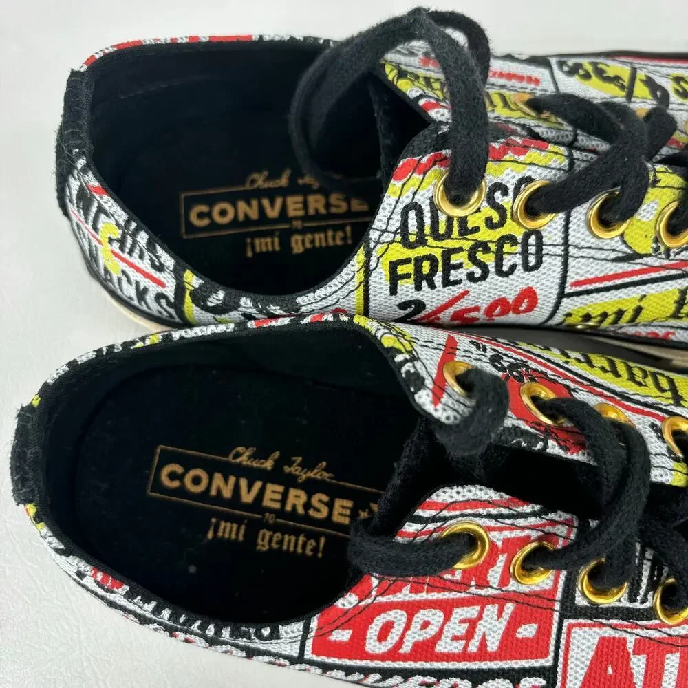 Converse Sneakers Mens Size 8.5 Chuck Taylor Low‎ Mi Gente Capsule Bodega Run